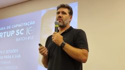 Alexandre Souza, gestor do Startup SC e coordenador do evento. Foto: Ana Paula Dahlke.