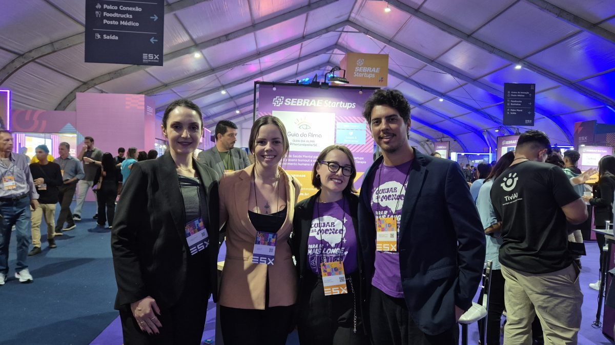 Larissa Anselmo (Economia SC), Ana Paula Dahlke (Economia SC), Liana e Rodrigo (Guia da Alma).