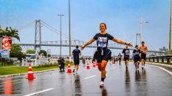 Ana Paula Dahlke na corrida RD Floripa, em setembro de 2025. Foto: Foco Radical
