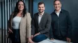 Daniane Bergamini, Igor Vazzoler e Rodrigo Cabral. Foto: divulgação.