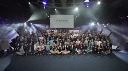 Equipe da Involves durante o AEx 2019. Foto: divulgação