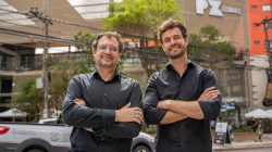 Fabiano Zucco e Filipe Pitz, idealizadores do PZ Ecomall e sócios da PZ Empreendimentos.