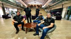 Da esquerda para a direita, Igor Sempre Bom ( CXO), Rafael Costa (VP-Technology), Rodrigo Della Rocca (CEO), Atílio Borges (CFO) e Marcelo Cruz (COO).