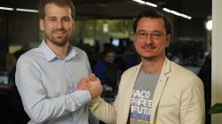 Fundador da Plantare, Ricardo Hoffmann, e diretor de Inovação e transformação Digital da Unifique, Gabriel Amâncio. Foto: divulgação.