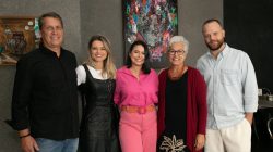 Fernando Siebert, Elizabeth Brandes, Tálita Forlin Rincaweski, Amélia Malheiros e Rodrigo Zen