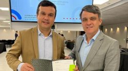 Diego Ramos, VP de Relacionamento da ACATE, e Italo Nogueira, presidente da Assespro Nacional