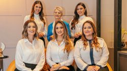 Equipe do Sarturi Advogados: Gabriela Schwamberger, Sandra Both, Gabriele Eccher, Mara Paszko, Cintia Both Sarturi e Lidiane Ramos Santos