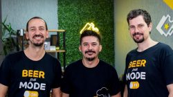 Da esquerda para direita: Roberto Motta Neto, Luciano Pagliosa, Alexandre Flores. Foto: divulgação.
