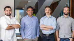 Rodrigo Ferlini (CFO), Enrico Dias (CEO), Paul Eipper (CTO), Jonatan Matschulat (COO).