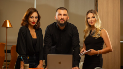 Luciana Mendes, Guilherme Hathy e Gabriela Accorsi. Foto: divulgação.